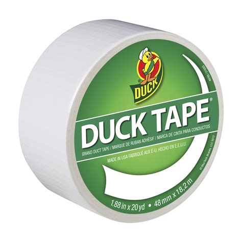 Color Duck Tape Brand Duct Tape, 1.88 in. x 20 yd., White - Walmart.com