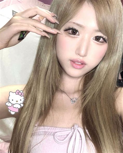 pin  layla  laylacore gyaru makeup gyaru hair cute makeup