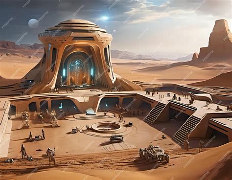 Premium Photo | A futuristic archaeological dig uncovering ancient