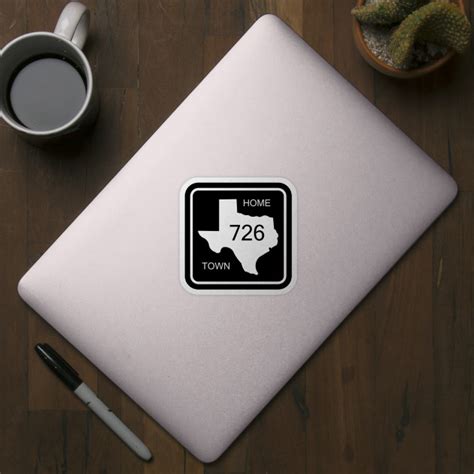 texas home town area code  texas sticker teepublic
