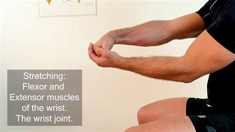 Stretching the forearm flexor and extensor muscles. (152) - YouTube
