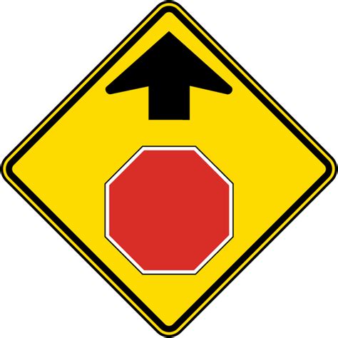 Stop Ahead Sign Y2360 - by SafetySign.com