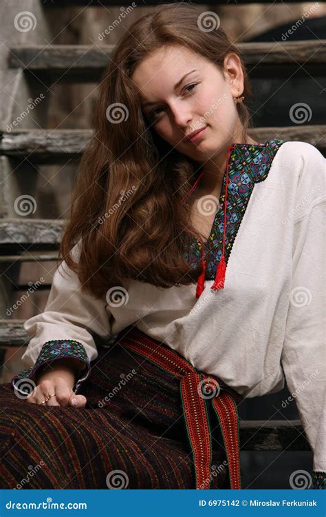 Ukrainian Young Girl stock photo. Image of ukraine, culture - 6975142