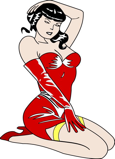 Pin Up Girl Clipart | Free download on ClipArtMag