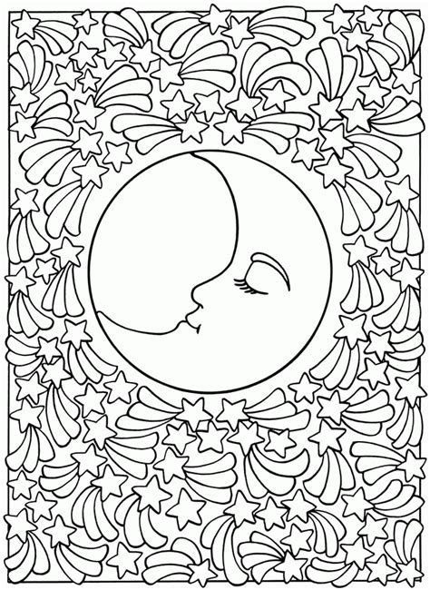 Sun And Moon Coloring Pages - Coloring Home