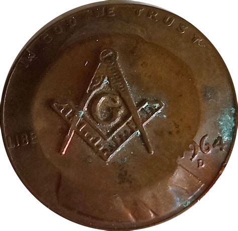 Masonic penny - United States – Numista