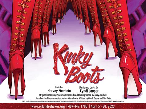 Kinky Boots at Orlando Shakes | April 5-30 2023 - Park Ave Magazine