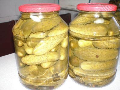 Огурцы маринованные : Огурцы