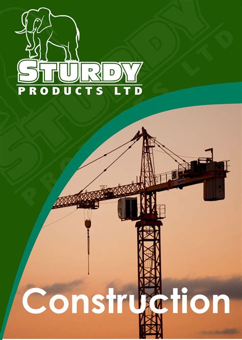 sturdy construction booklet  sturdy products