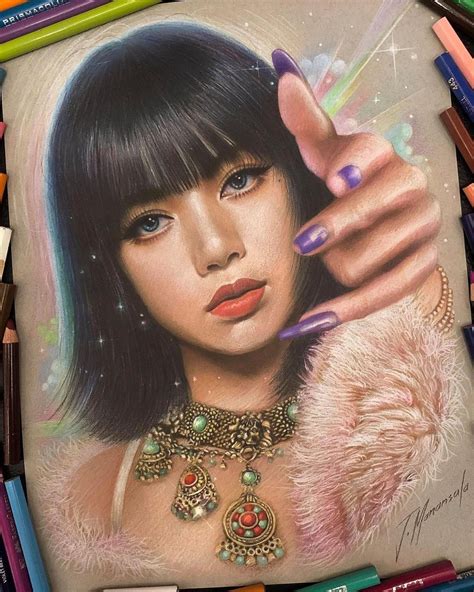 Pencil Drawing Lisa From Blackpink R Drawing – NBKomputer