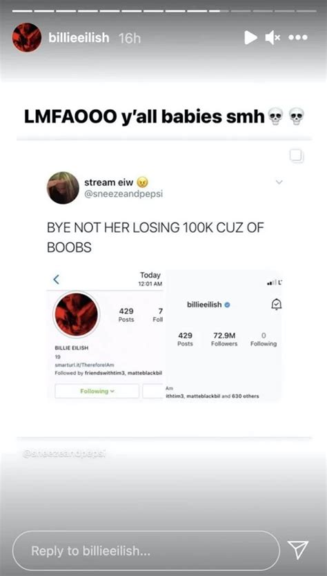 Billie Eilish Lost Thousands Of Followers After Sharing Nude Drawings