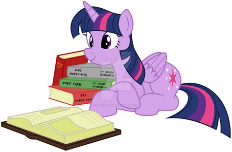 Twilight Sparkle and her books by FamousMari5 on DeviantArt