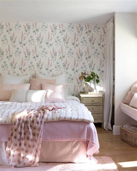 40 dormitorios con papel pintado en la pared del cabecero – Artofit