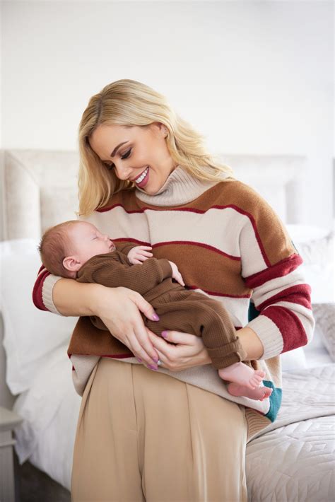 Anna Geary says baby Ronan has been "getting her through" loss of