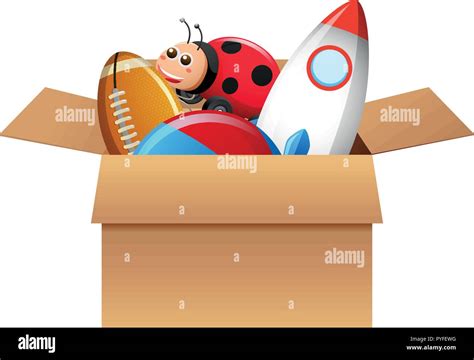 boy full  toys illustration stock vector image art alamy