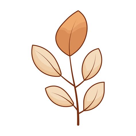 Lemon Leaf Flower Graphic Sketch Drawing Fill Style 26830742 PNG