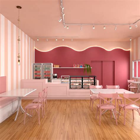 Cafeteria E Doceria - Doceria e cafeteria | Decoração cafeteria, Interiores comerciais ...
