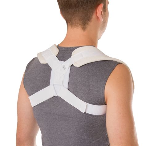 BraceAbility Figure 8 Clavicle Support Brace - Adjustable Posture