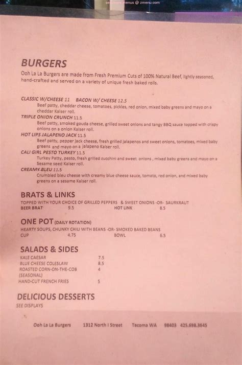 Ooh and aah restaurant menu changes delight food critics 2