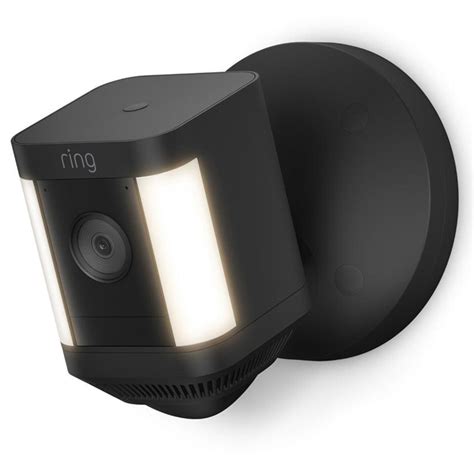 ring spotlight plug  black security camera  led light bkpy