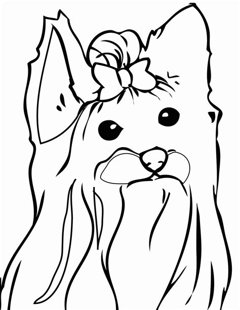 Yorkie Coloring Pages - Best Coloring Pages For Kids