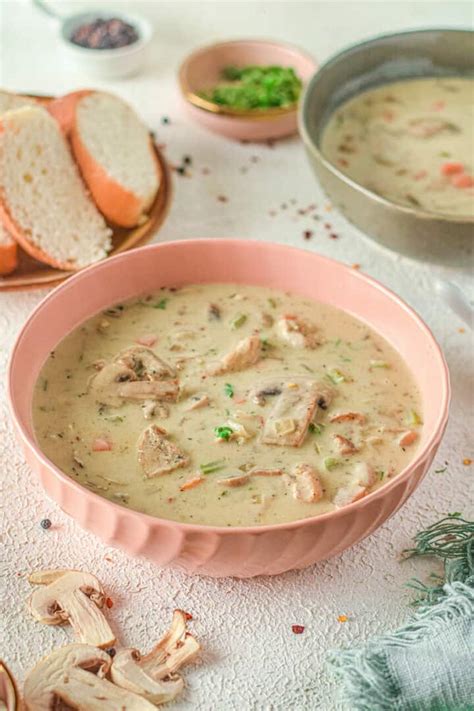 Cream of Mushroom Chicken Soup - It is a Keeper