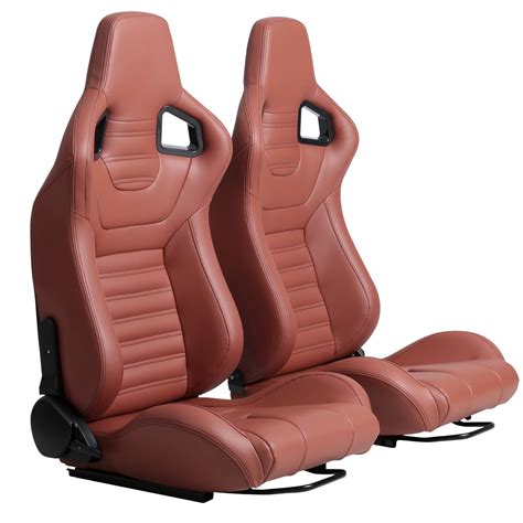 2Piece Ergonomic Racing Seats, High Back Gaming Chair with Adjustable ...