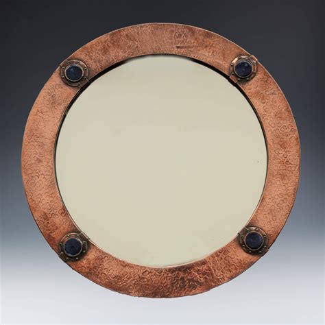 titus omega arts crafts copper mirror  ruskins