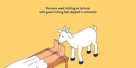 Romans used tickling as torture, with goats licking feet dipped in ...