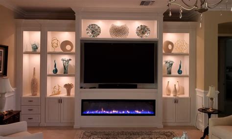 Custom White Entertainment Centers - Furniture Design Gallery
