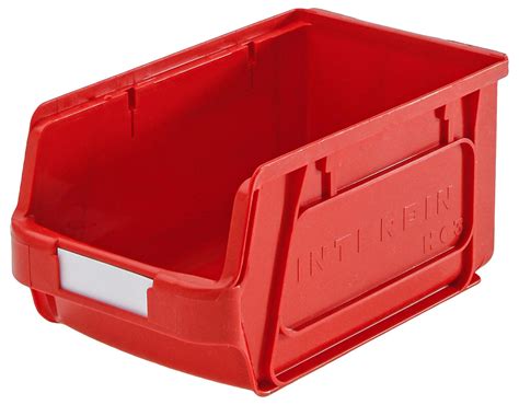 HC3/RED - Interbin - High Capacity Plastic Storage Bin, Red Large ...