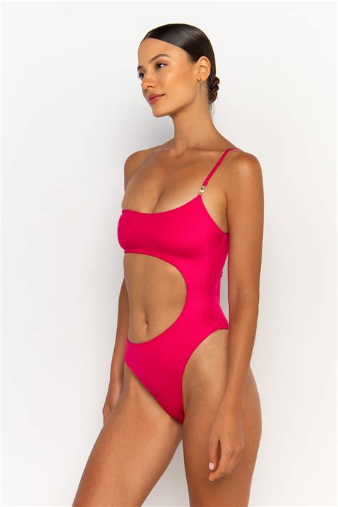 Bonita Magenta | Pink One Piece Swimsuit – SOMMER SWIM