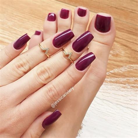Unhas Pé E Mão Simples - Unhas Pé e Mão: 90 Modelos Lindos para se Inspirar