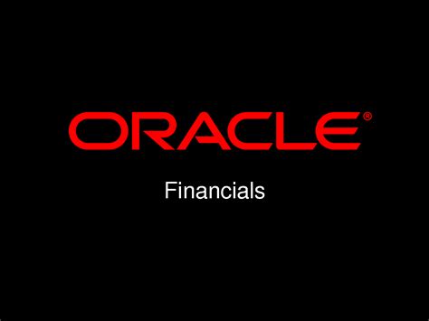 details  oracle financials newemount