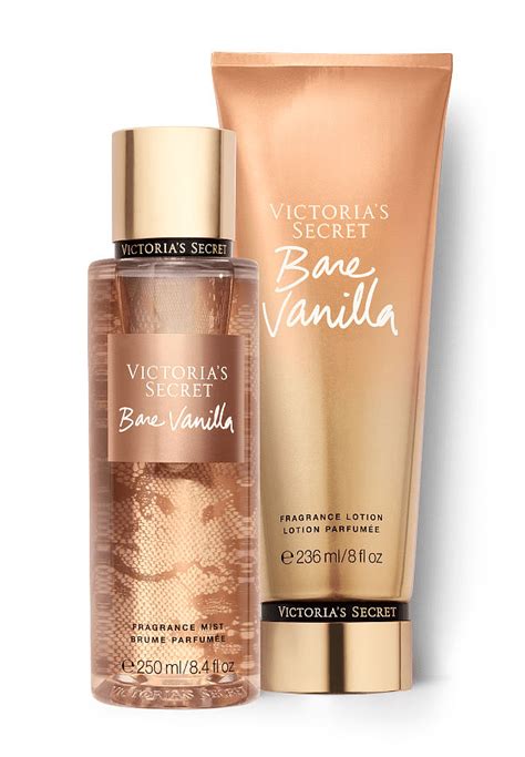 Buy Victoria's Secret Bare Vanilla Fragrance Mist 8.4 fl & Lotion 8 fl ...