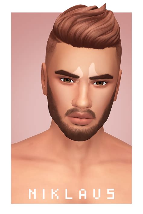 straight male hair sims 4 maxis match pinterest 7