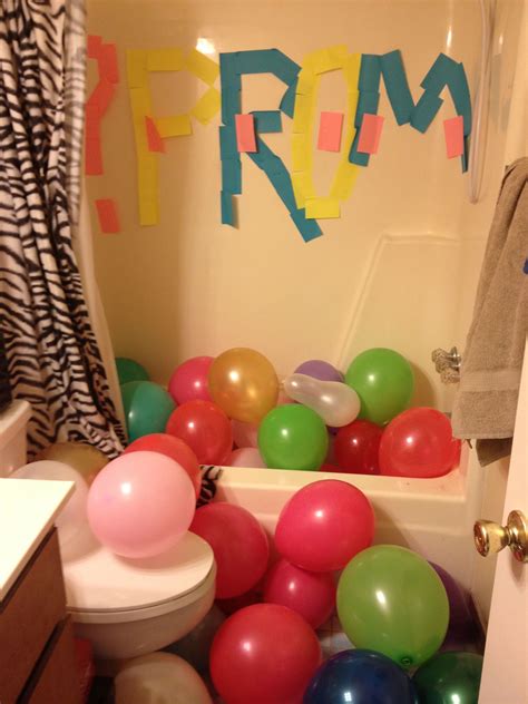 Prom Proposal Balloons at tarwinterblog Blog