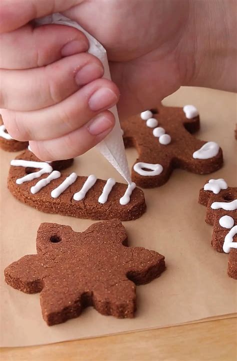 Easy and Festive DIY Gingerbread Dough Ornaments