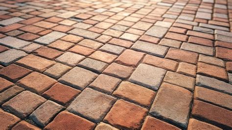 With Bricks In Diagonal Pavement Pattern Powerpoint Background For Free ...