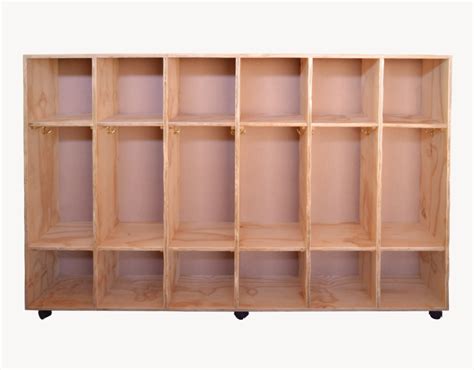 18 Cube Cubby Locker With Hanging Space – Edufurn