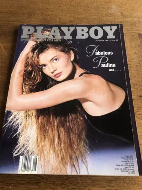 PLAYBOY MAGAZIN AUGUST 1987 - Sharry Konopski - Paulina Porizkova EUR