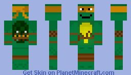 TMNT - Michelangelo skin Minecraft Skin