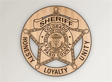 El Paso County Colorado Sheriff Badge SVG Vector Files | Vector911