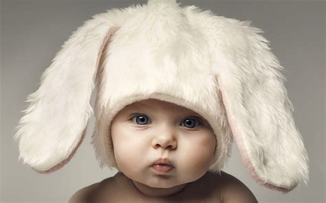 xpx   hd wallpaper babys white rabbit themed