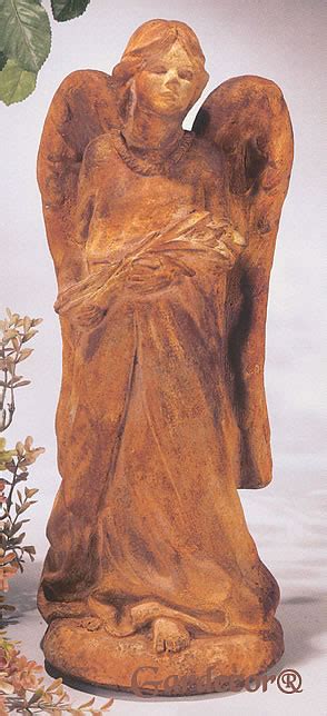 Garden Angel Statue - William Tricker's Water Gardens - 130 years old.