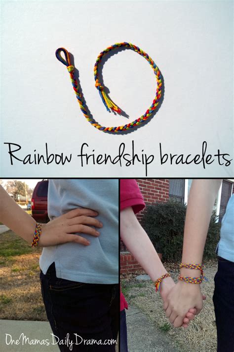 Kids Craft – Rainbow Friendship Bracelet