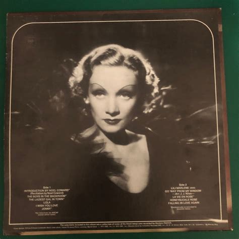 The Best Of Marlene Dietrich Lili Marlene Plak Plak