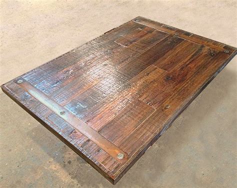 Reclaimed Wood Table Tops | Reclaimed wood table top, Old wood table ...