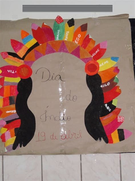 Mural Dia Do Indio - 50 Ideias de Mural para o Dia do Índio - Educação Infantil - Aluno On