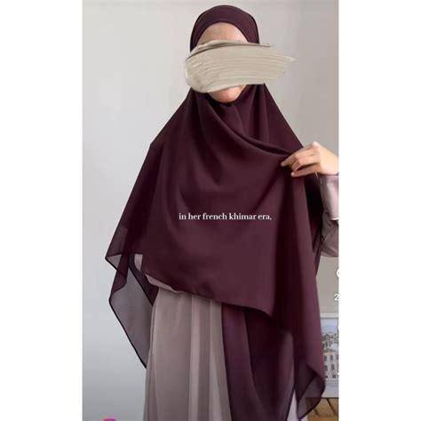 jual set cadar khiban khimar bandana french square  babydoll